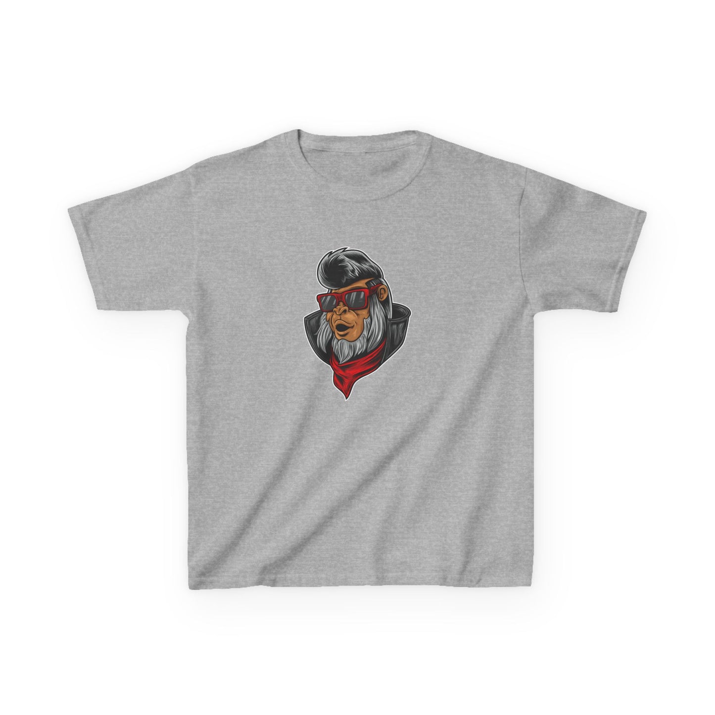 Cool Gorilla Kids Heavy Cotton Tee - Stylish Graphic T-Shirt for Fun Adventures