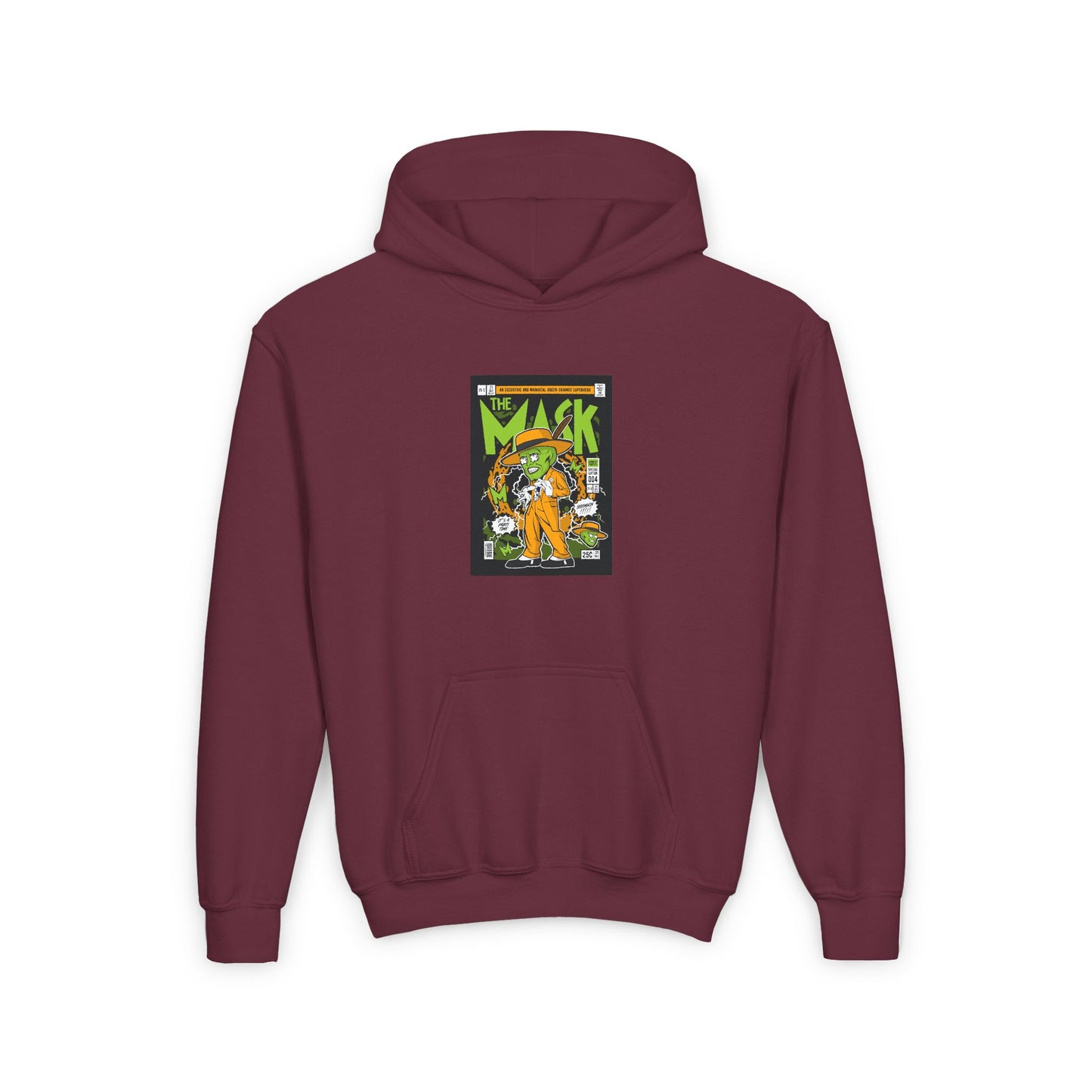 Youth Heavy Blend Hooded Sweatshirt - Fun Retro Graphic Design