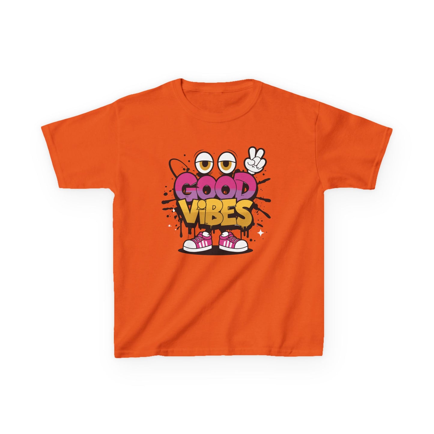 Kids Good Vibes Tee | Fun & Stylish Youth T-Shirt for Positive Energy