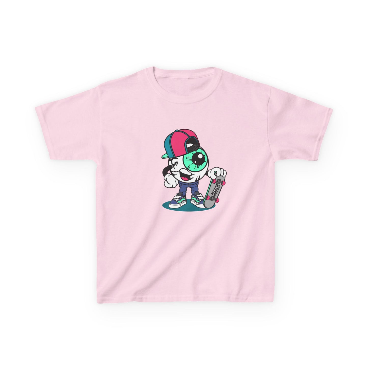 Cool Kid's Graphic Tee - Retro Skater Design