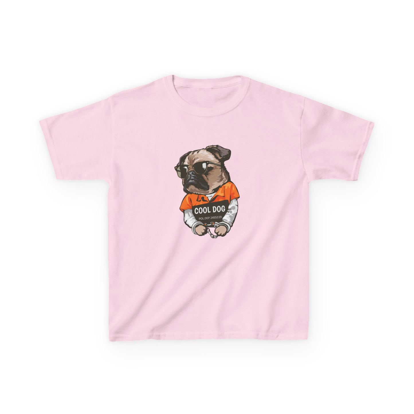 Cool Dog Kids Tee - Cute Pug Graphic T-Shirt for Dog Lovers