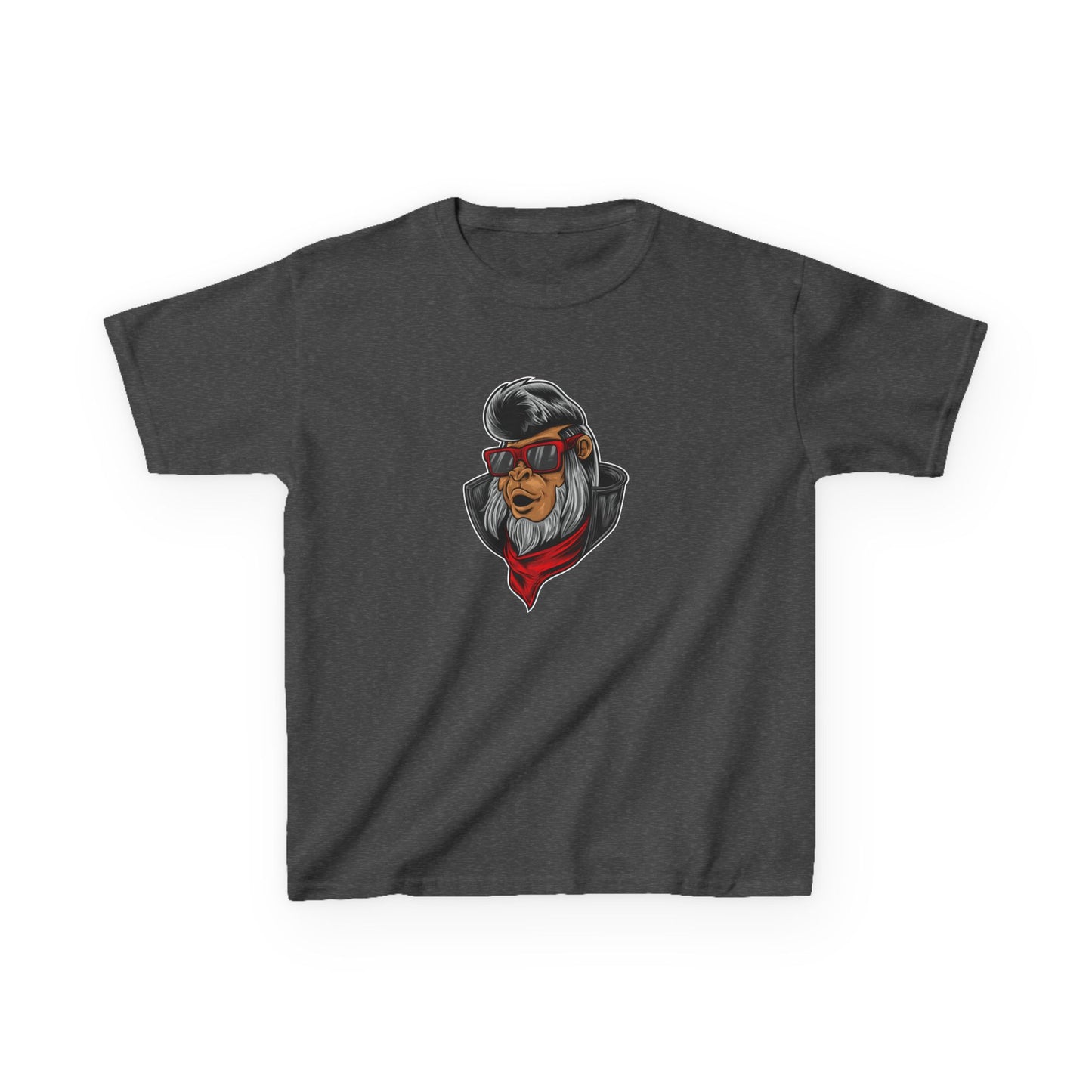 Cool Gorilla Kids Heavy Cotton Tee - Stylish Graphic T-Shirt for Fun Adventures